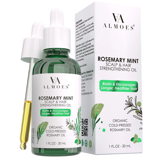 ALMOES ORGANIC ROSEMARY MINT COLD PRESSED Unique Vitamin-Enriched Formula