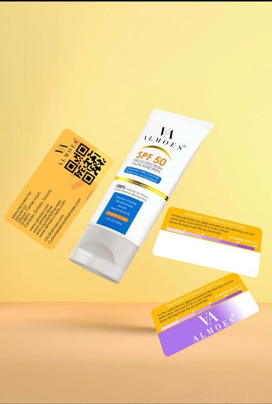 Almoes UV Clear Broad-Spectrum SPF 50 ( FOR ALL SKIN TYPES )