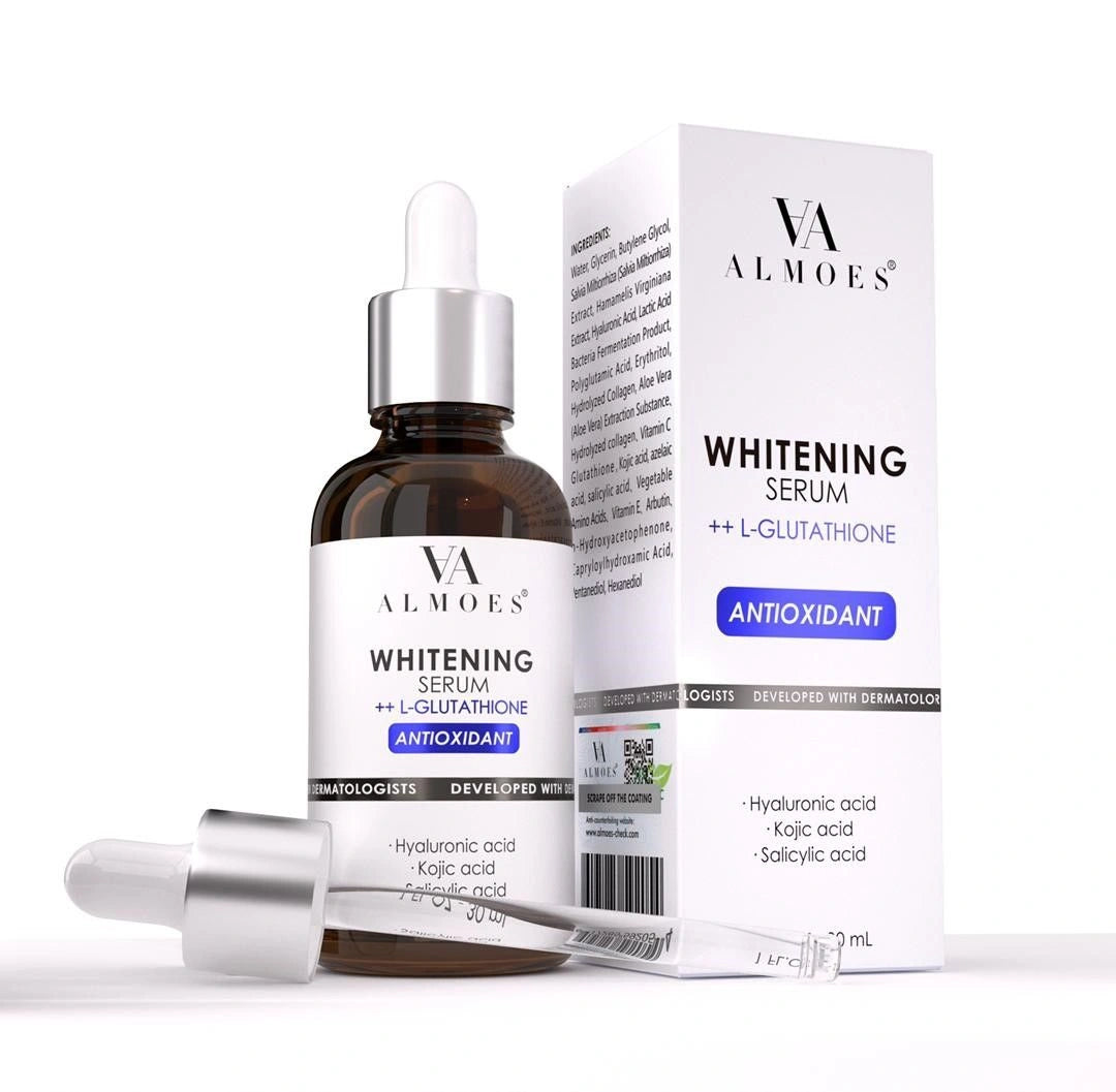 ALMOES ,L-Glutathione Serum for skin Whitening, Balance skin tone