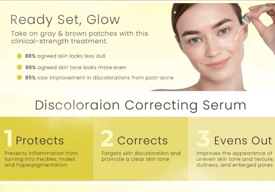 ALMOES ORGANIC Kojic Acid Serum with Vitamin C & Turmeric |Discoloration Repair Serum