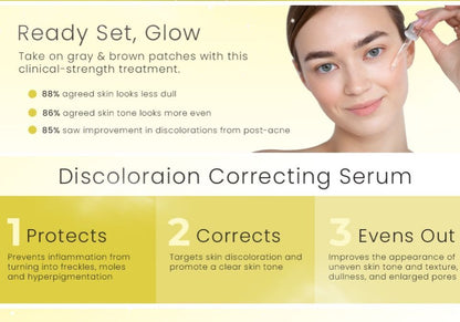 ALMOES ORGANIC Kojic Acid Serum with Vitamin C & Turmeric |Discoloration Repair Serum