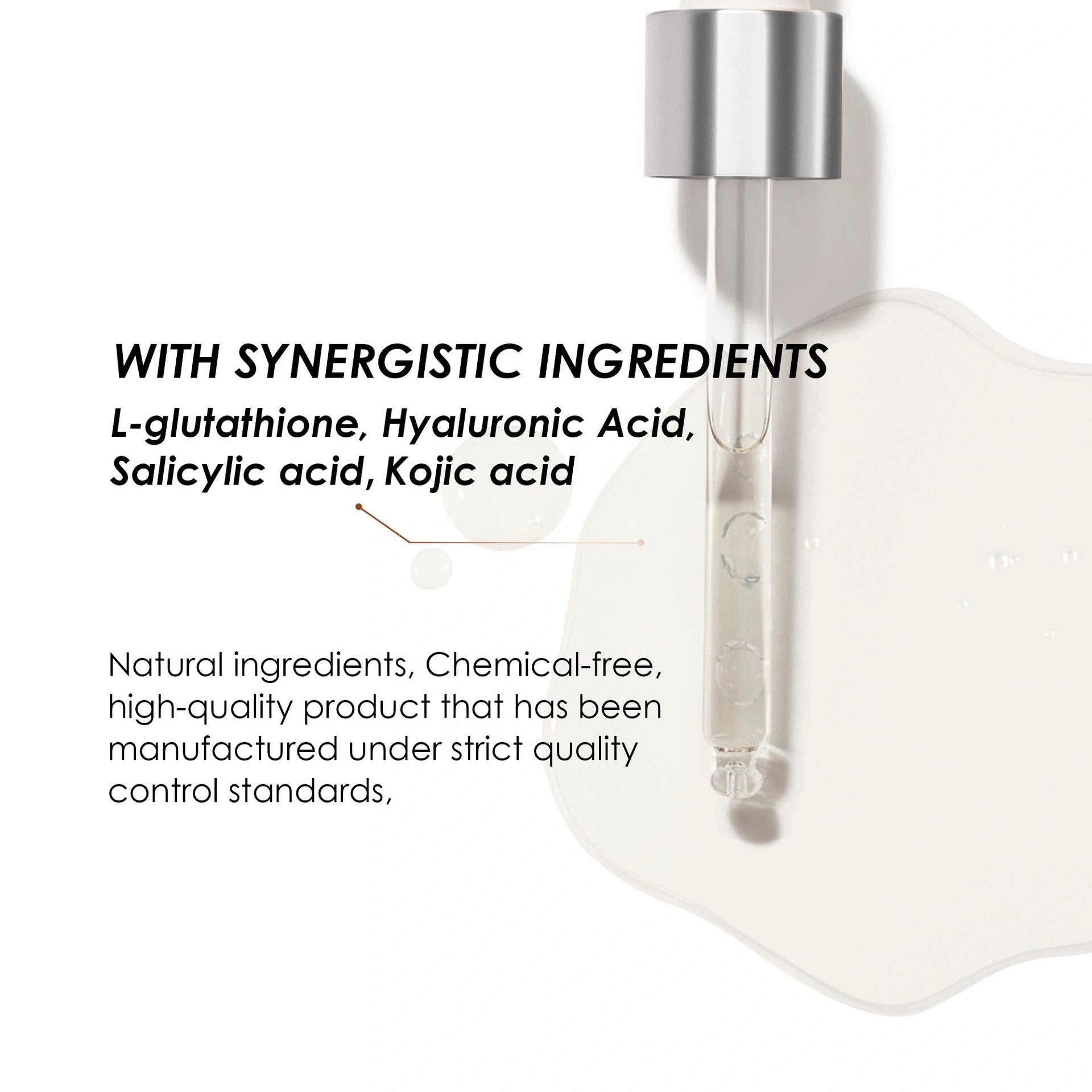 ALMOES ,L-Glutathione Serum for skin Whitening, Balance skin tone