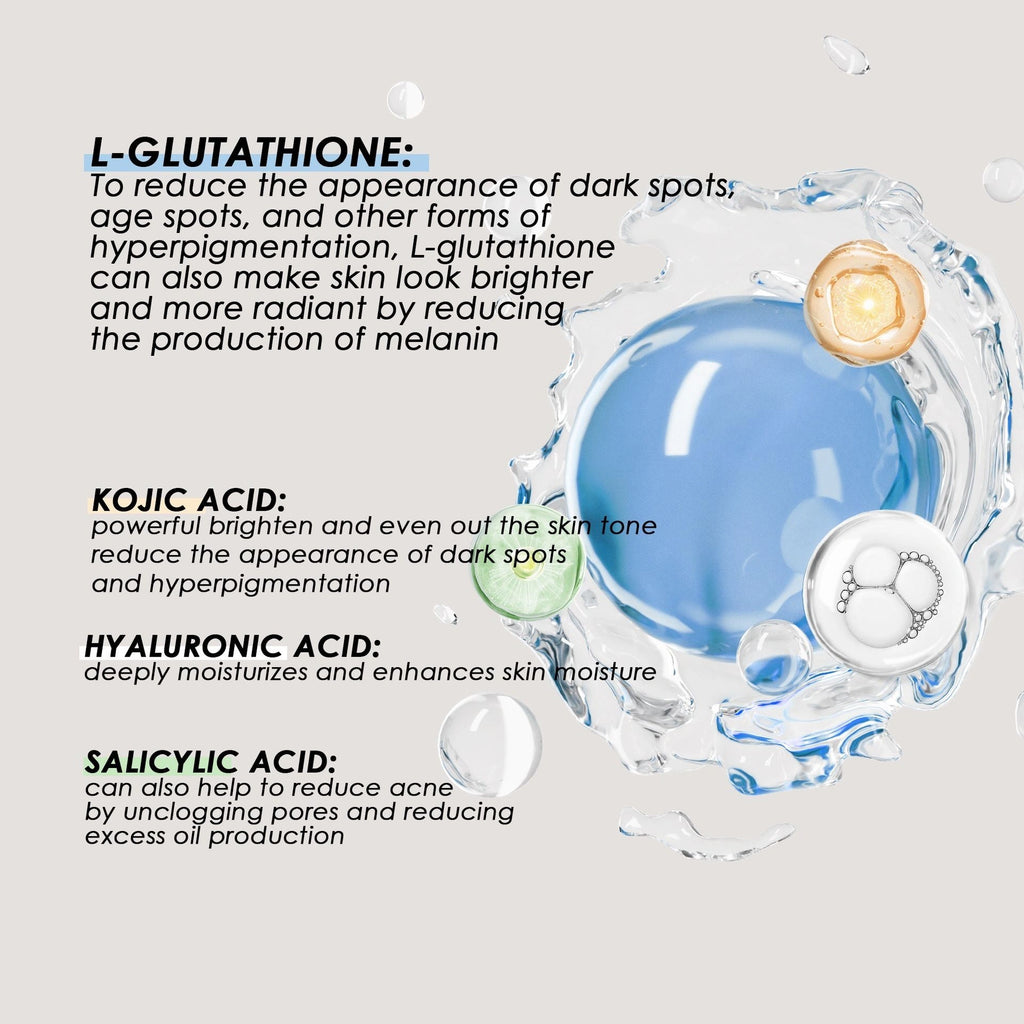 ALMOES ,L-Glutathione Serum for skin Whitening, Balance skin tone