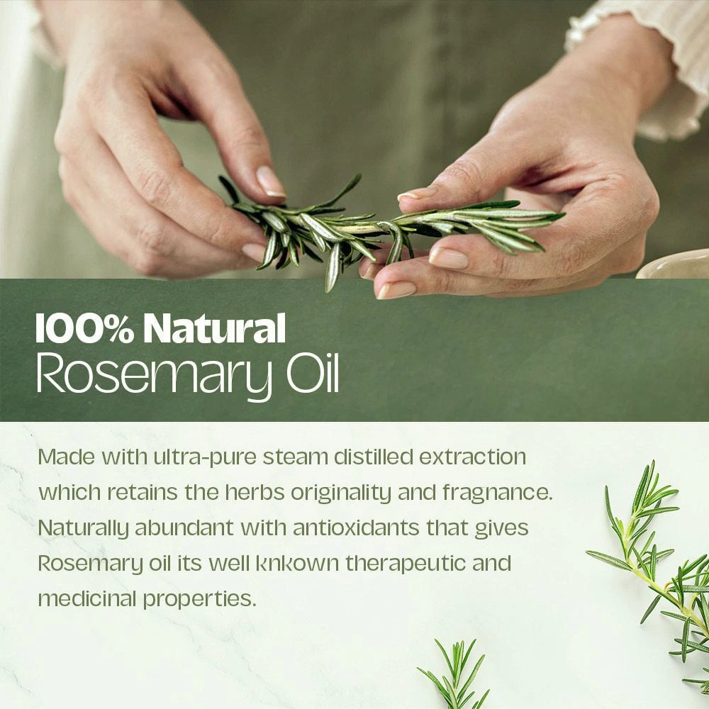 ALMOES ORGANIC ROSEMARY MINT COLD PRESSED Unique Vitamin-Enriched Formula