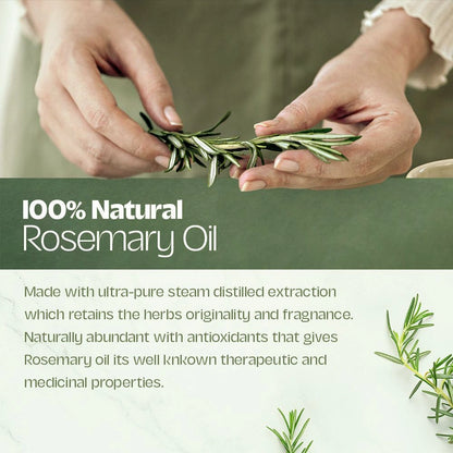 ALMOES ORGANIC ROSEMARY MINT COLD PRESSED Unique Vitamin-Enriched Formula